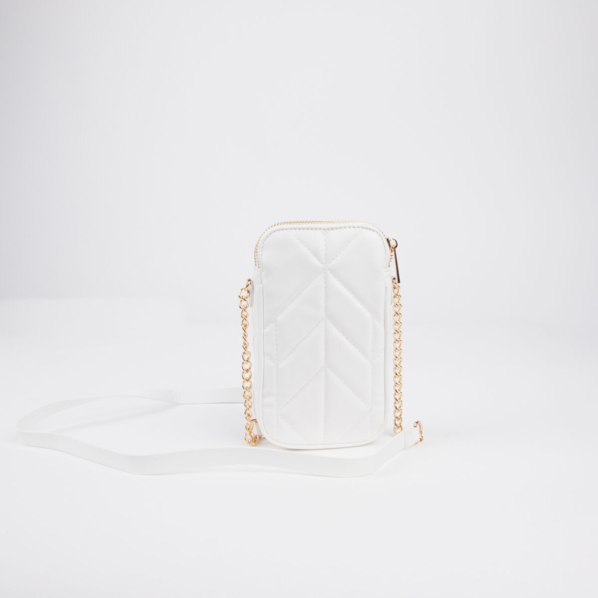 Porta Celular Blanco Icono