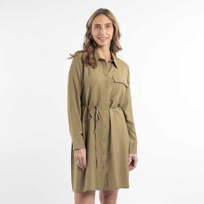 Vestido Mini Manga Larga Mujer Portman Club