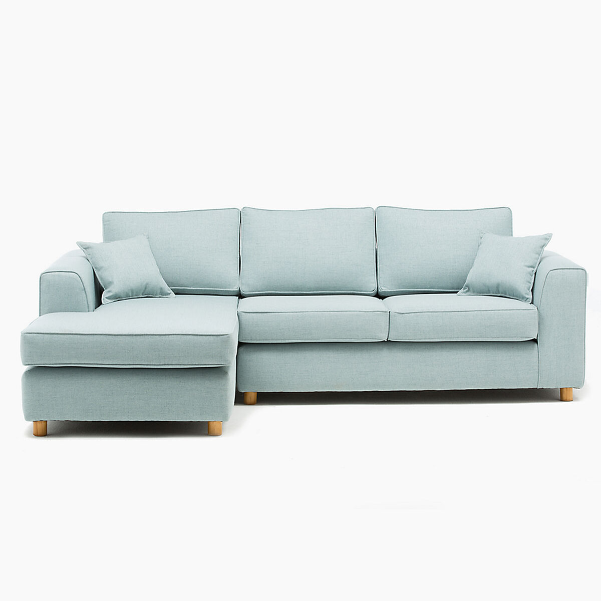 Sofá Seccional Barra Design Monaco Izquierdo 3 Cuerpos Celeste