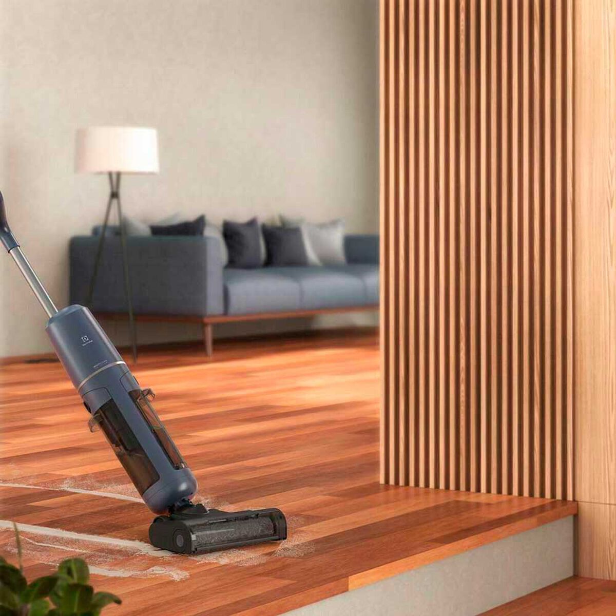 Aspiradora Mopa Inal&aacute;mbrica Electrolux Experience MultiClean 3 en 1 EMC2500 Azul