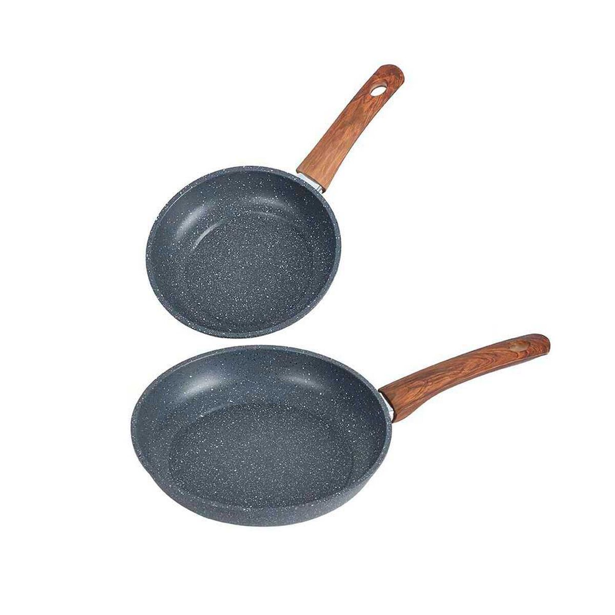 Set 2 Sartenes Acero Casanova 20 y 24 cm Gris