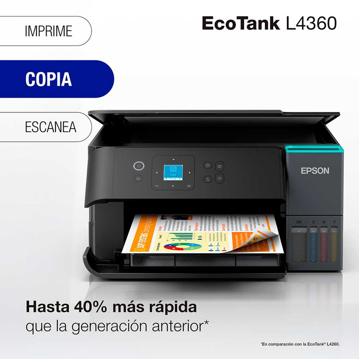 Multifuncional Epson  Inyección de Tinta L4360 USB- Wifi