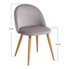 Pack de 4 Sillas Novahus Vintage Gris
