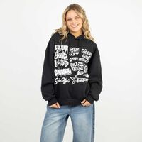 Polerón Mujer Icono Negro