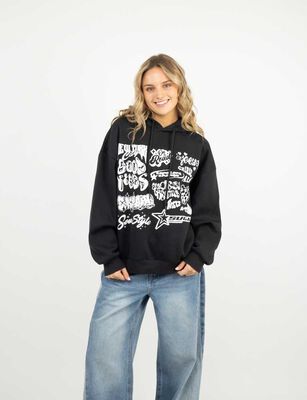 Imagen 1 del producto Polerón Mujer Icono Negro