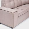 Sofá Seccional Mexx Muebles Hamburgo 5 Cuerpos Beige