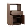 Mueble de Cocina Auxiliar Stanford 2 Puertas 1 Repisa 1 Cajón Chocolate