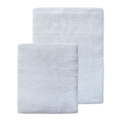 Imagen 1 del producto Set Toallas de Baño Illusions 2 Piezas Blanco