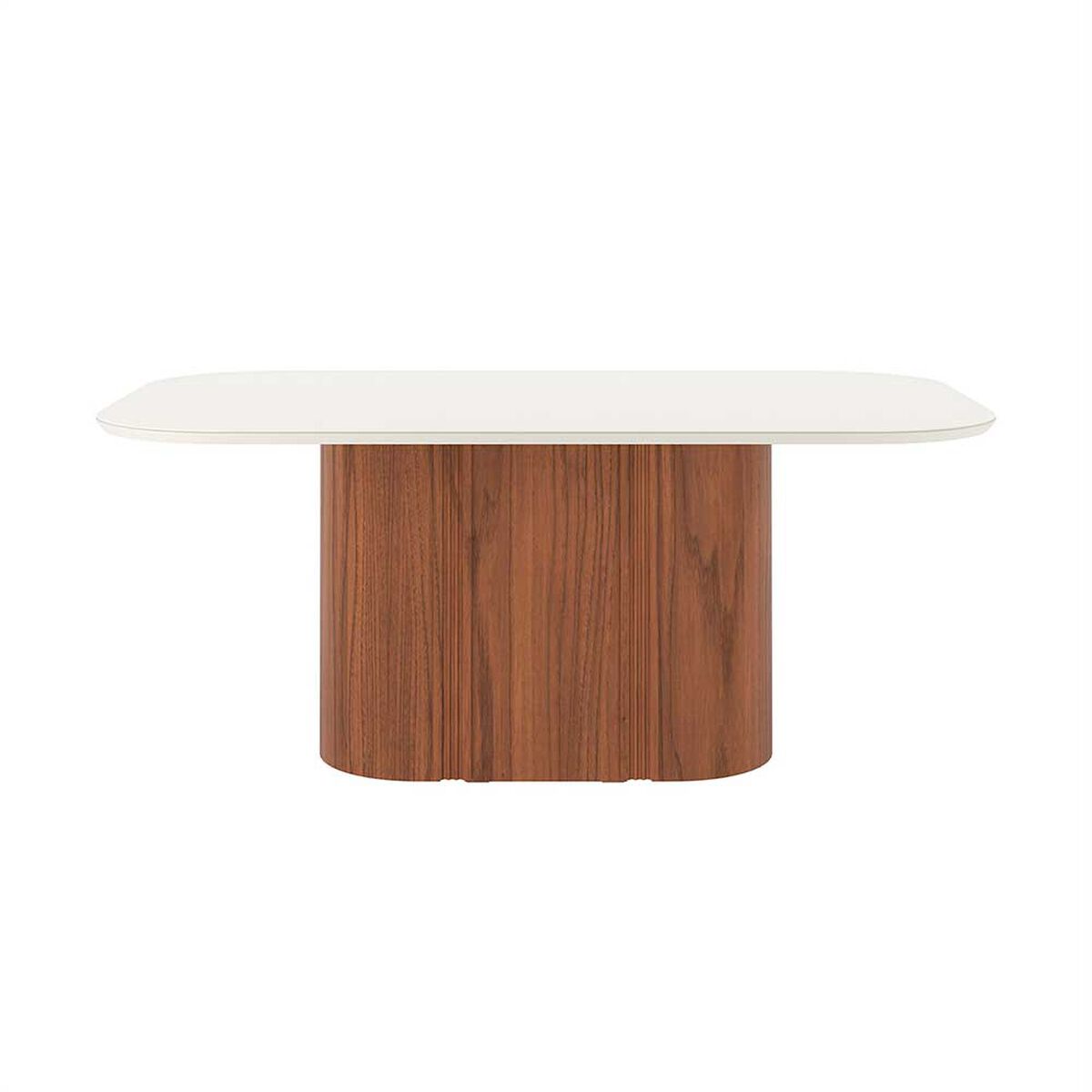 Comedor Decocasa Kalina 6 Sillas Off White Castaño