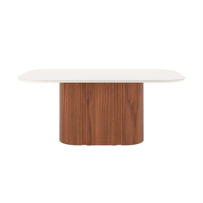 Imagen 2 del producto Comedor Decocasa Kalina 6 Sillas Off White Castaño