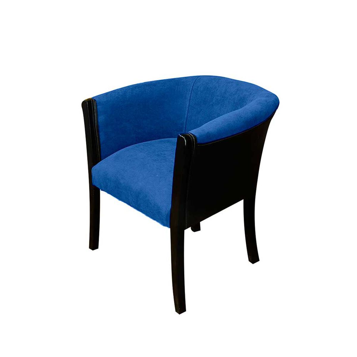 Juego de Living Elegant Detail Houston Sof&aacute; 3 Cuerpos + Dos Sitiales Azul