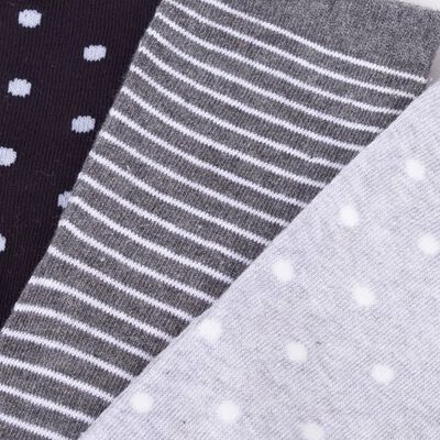 Imagen 2 del producto Pack 3 Calcetines Mujer Icono Gris