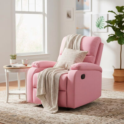 Bergere Reclinable Daniels Matheus 1 Cuerpos Rosado