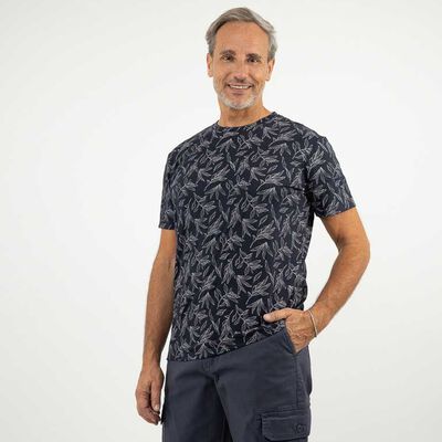 Polera Manga Corta Hombre Portman Club Azul, Blanco, Charcoal, Color-1, Color-2