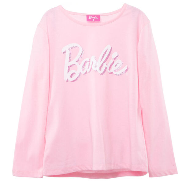 Polera Manga Larga Niña Barbie