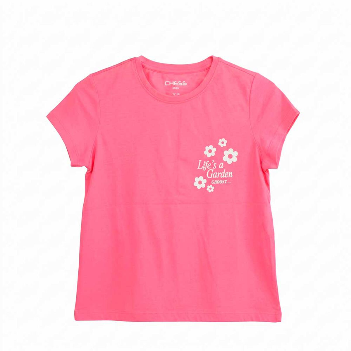 Polera Manga Corta Ni&ntilde;a Chess