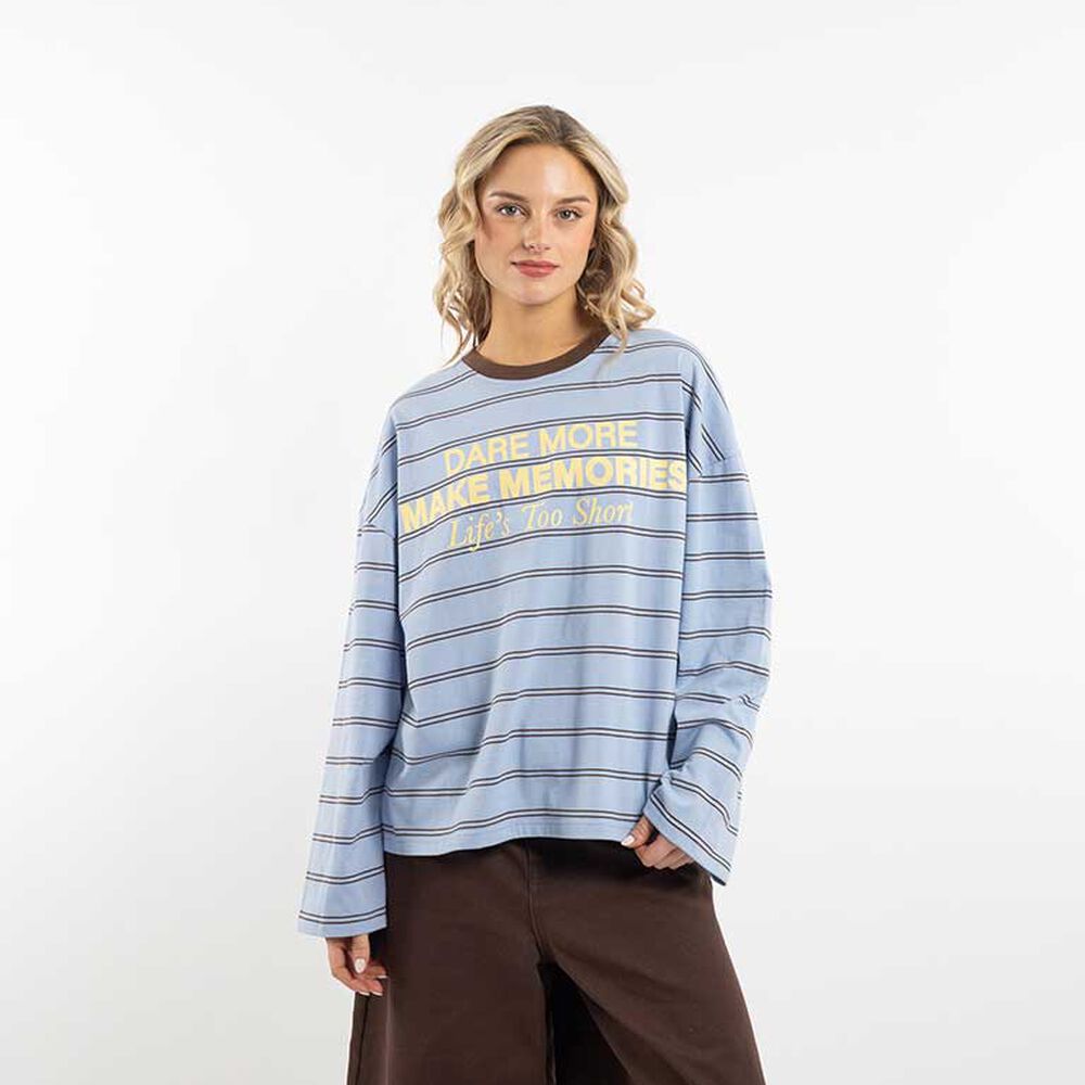 Polera Oversize Manga Larga Mujer Icono