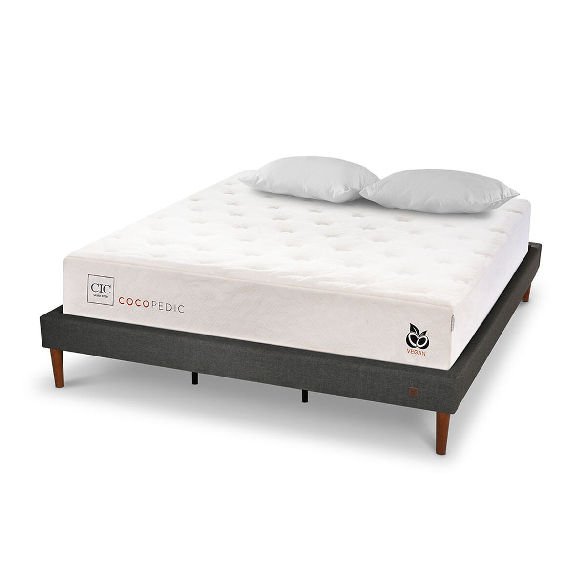 Cama Europea CIC Base Normal King Cocopedic