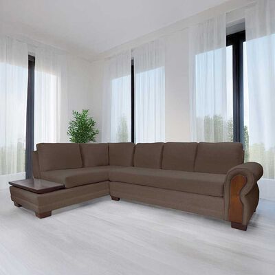 Imagen 1 del producto Sofá Seccional Living Factory Michigan 6 Cuerpos Café
