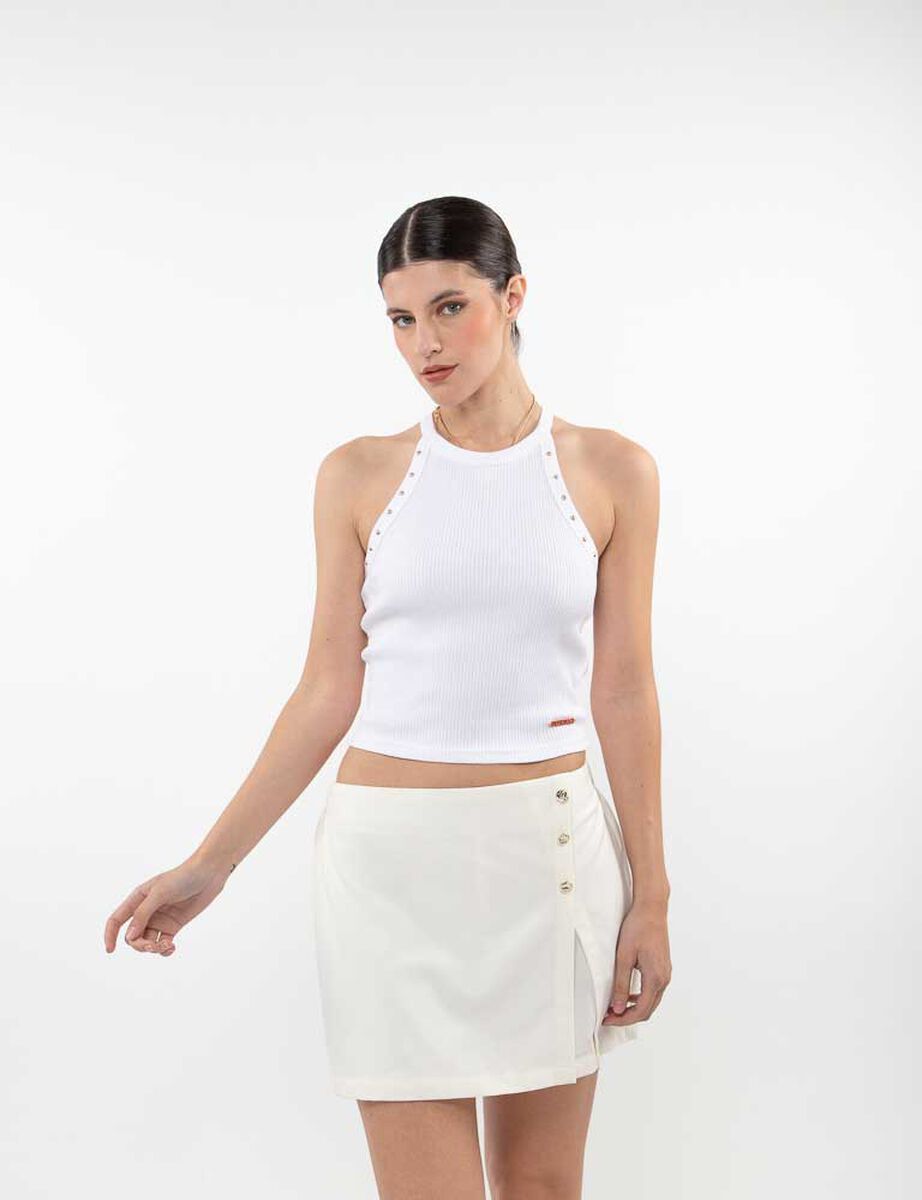 Polera Sin Mangas Mujer Fiorucci