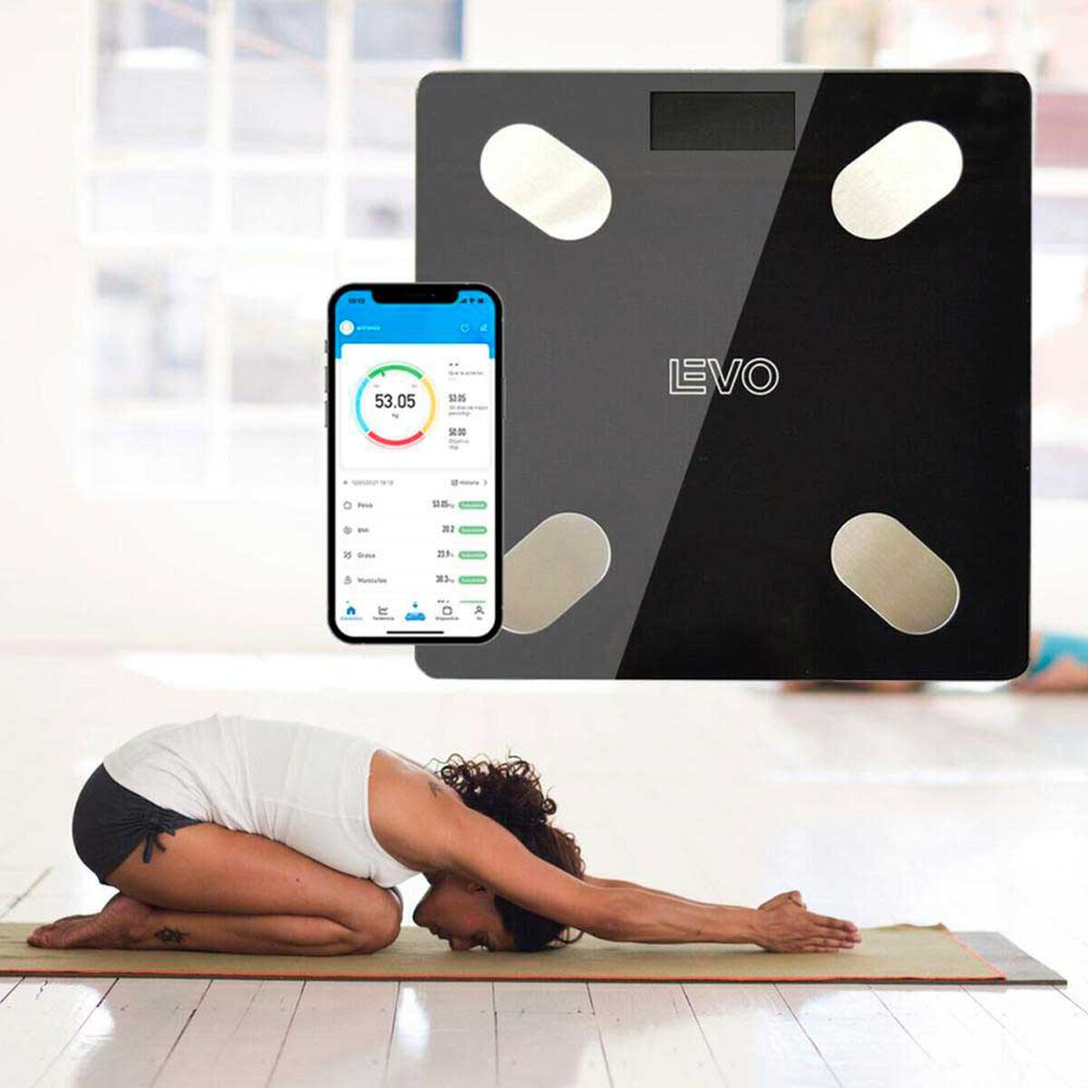 Pesa Levo Bluetooth Negro