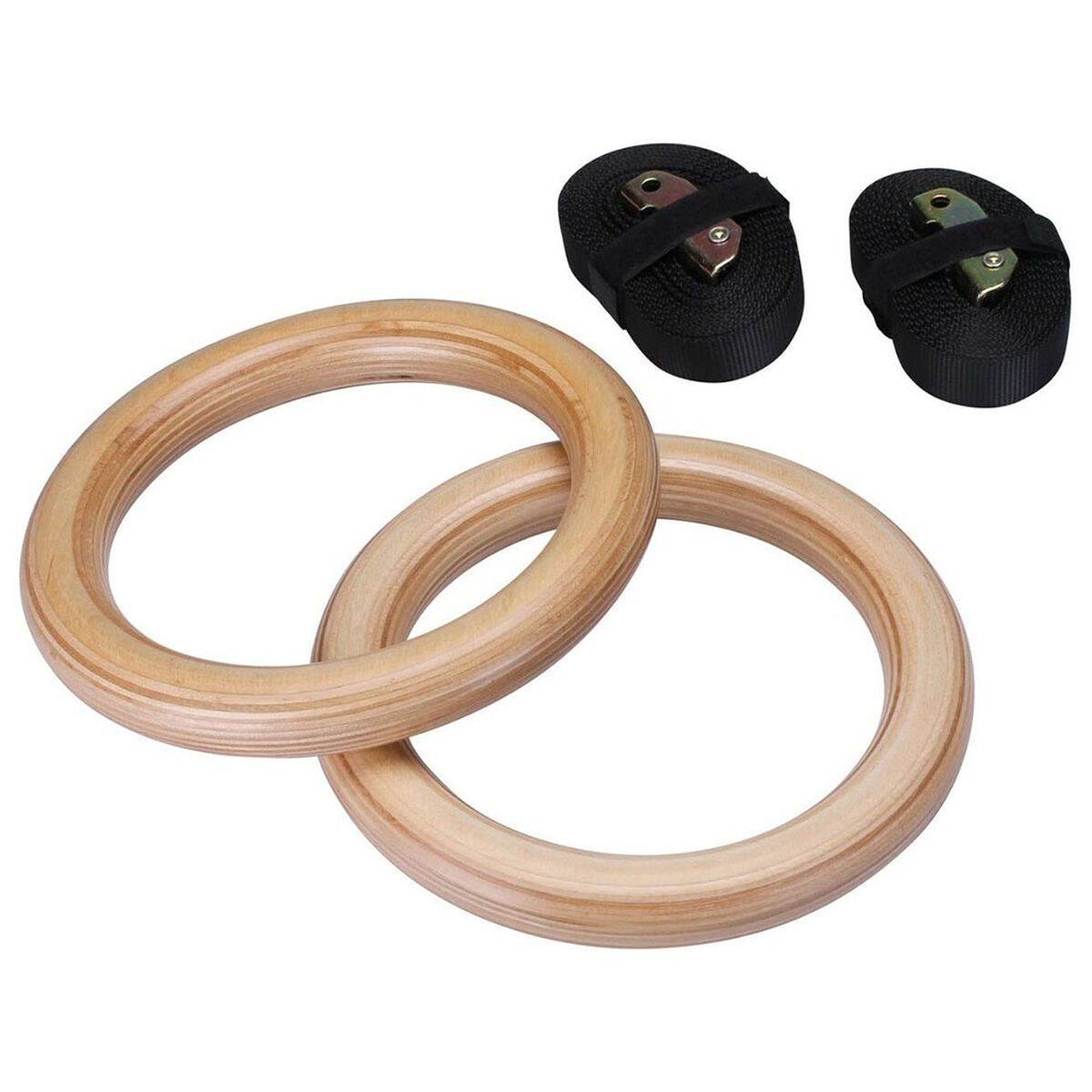 Anillas Olímpicas de Madera Fitness Calistenia K-FIT