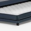 Cama Nido Rosen 1,5 Plazas Indie + Respaldo Maurice Azul