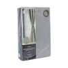 Set Cortina Doral Muguet 6 Piezas 140x220 cm Gris Perla