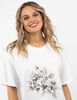 Polera Con Estampado Manga Corta Mujer Icono