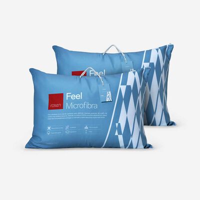 Set 2 Almohadas Rosen Feel Mocrofibra 50x70 cm