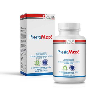 Imagen 1 del producto Prostamax Con Aminoacidos Bioactivos Y Minerales Un Mes Swiss Nature Labs