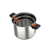 Batería de Cocina Acero Inoxidable Simple Cook Pocket Lyon 6 Piezas
