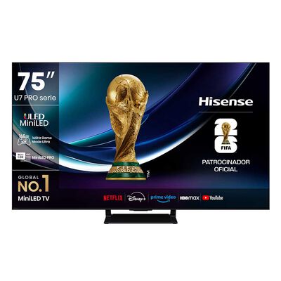 Miniled 75"" Hisense 75U7Qg Pro Ultra Hd 4K