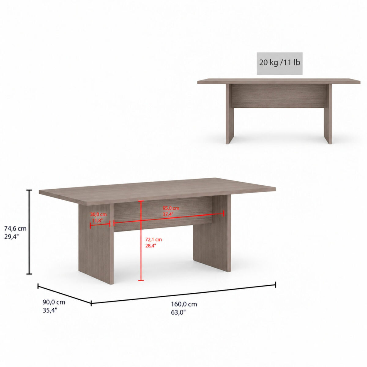 Mesa de Comedor Tuhome Beijing Positano