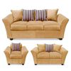 Juego de Living Elegant Detail Minesota Sof&aacute; 3 Cuerpos + Sof&aacute; 2 cuerpos + Sill&oacute;n 1 Cuerpo Beige