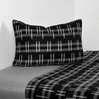 Sábana de polar American Family 1,5 Plazas Plain Negro