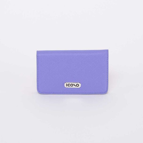 Billetera Eco Cuero Lila Mujer Icono