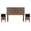 Cama Europea Rosen Base Dividida 2 Plazas Art 4 + Respaldo + 2 Veladores Sicilia