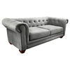 Sof&aacute; Latam Home Florencia 3 Cuerpos Gris