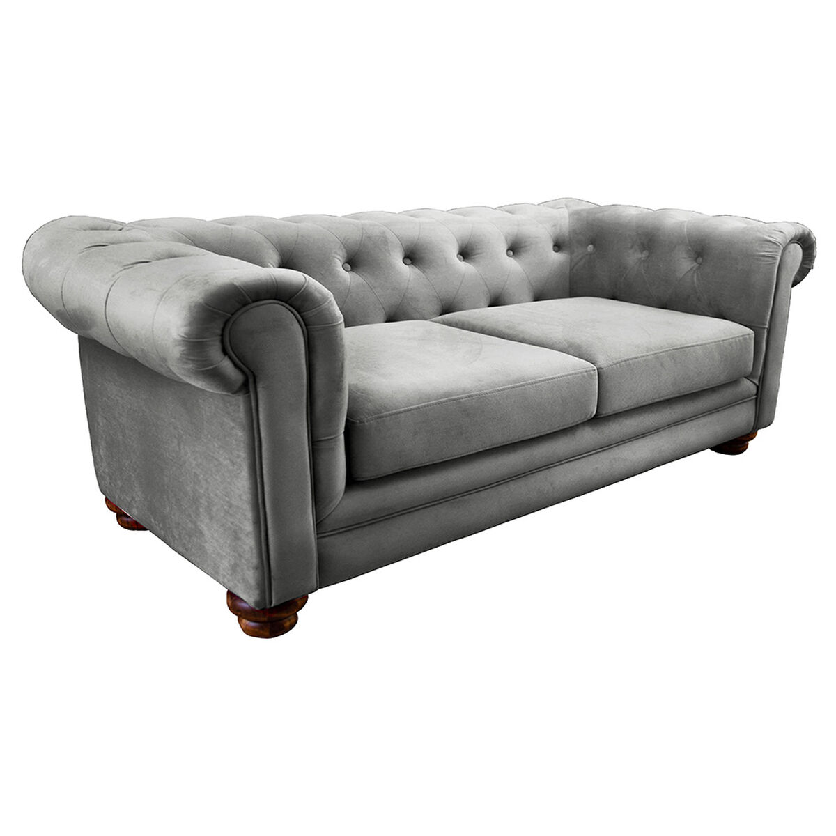 Sof&aacute; Latam Home Florencia 3 Cuerpos Gris