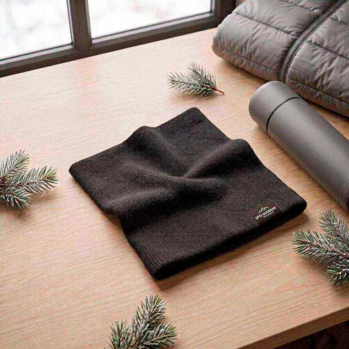 Cuello T&eacute;rmico Negro Pro Outdoor