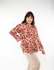 Blusa Estampada Manga Larga Mujer Extralindas
