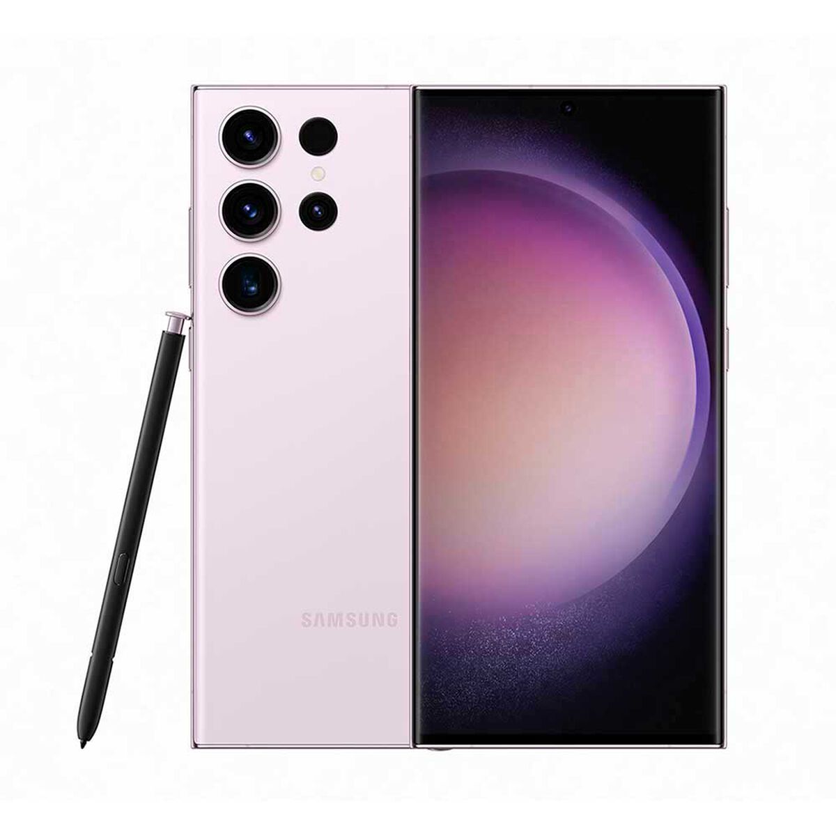 Combo Celular Samsung Galaxy S23 Ultra 512GB 6,8" Lavender Liberado + LED 43" Samsung UN43AU7090 Smart TV 4K