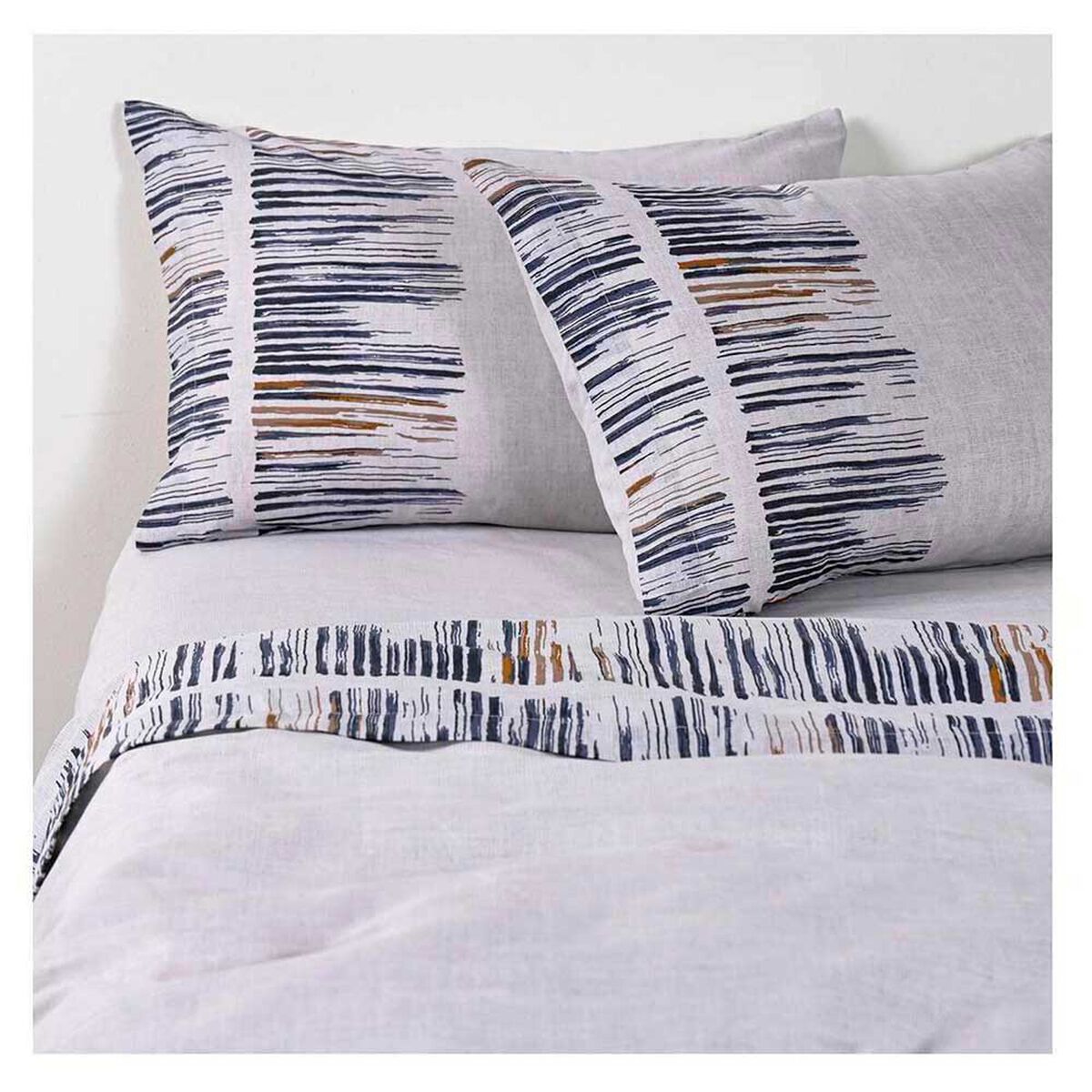 Cama Europea Latam Home Base Dividida 2 Plazas Cannon + 2 Almohadas + S&aacute;banas + Respaldo Tela Negro