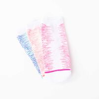 Pack 3 Calcetines Mujer Icono Blanco