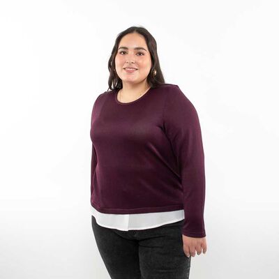 Sweater Cuello Redondo Mujer Extralindas