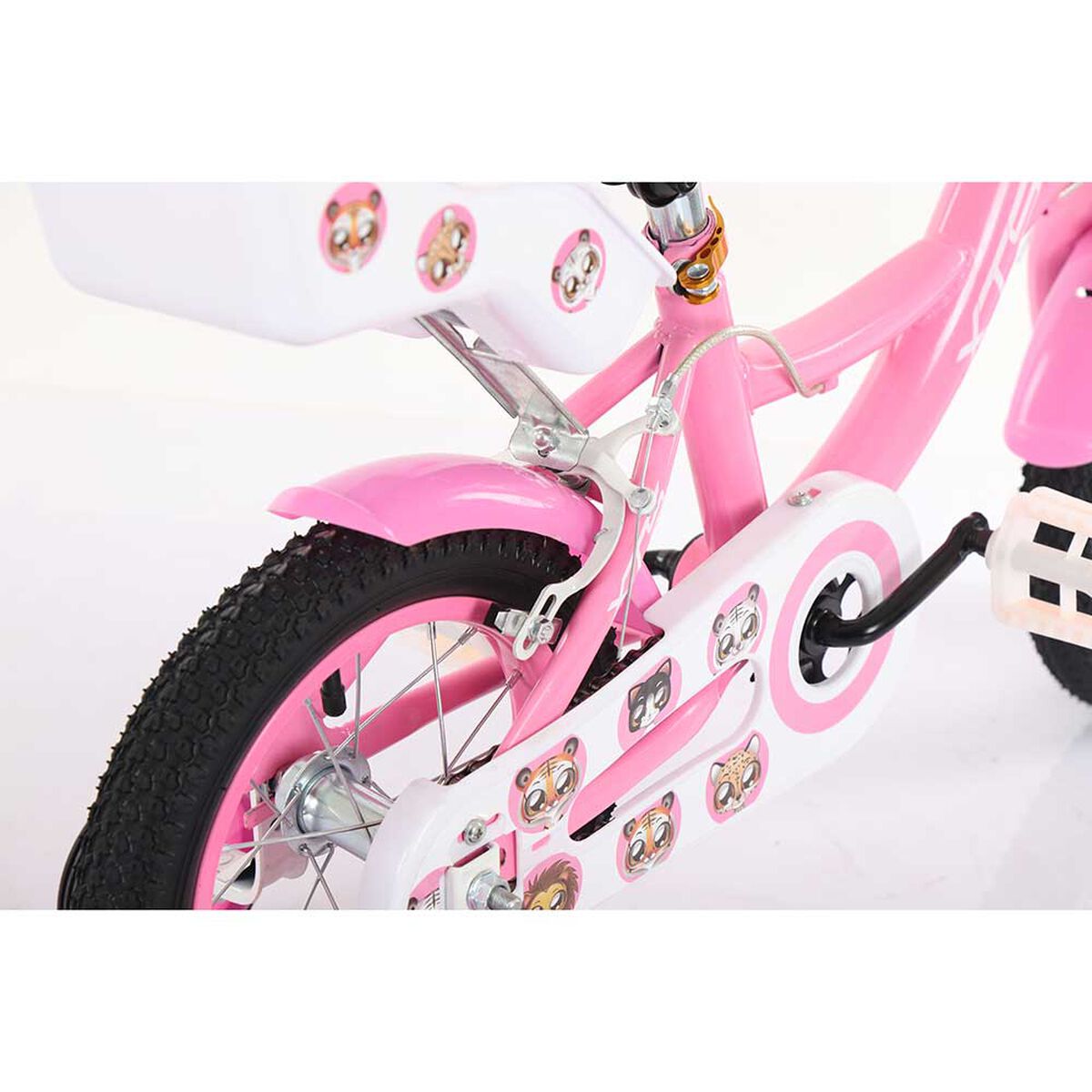 Bicicleta Infantil Aro 12 Rosada Xts
