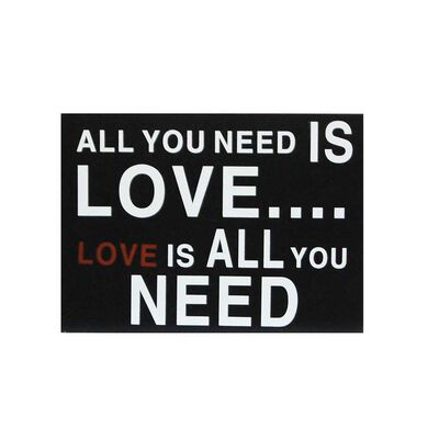 Imagen 1 del producto Ladrillo Decorativo con Leyenda Madera Vgo Rectangular 25 x 18 cm Diseño 3