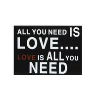 Ladrillo Decorativo con Leyenda Madera Vgo Rectangular 25 x 18 cm Diseño 3