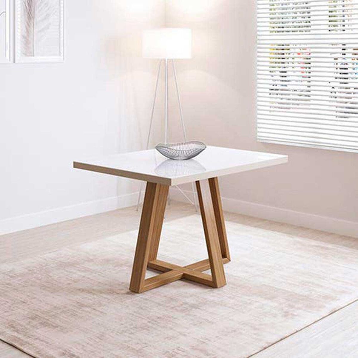 Juego de Comedor Decocasa Mara 4 Sillas Natural